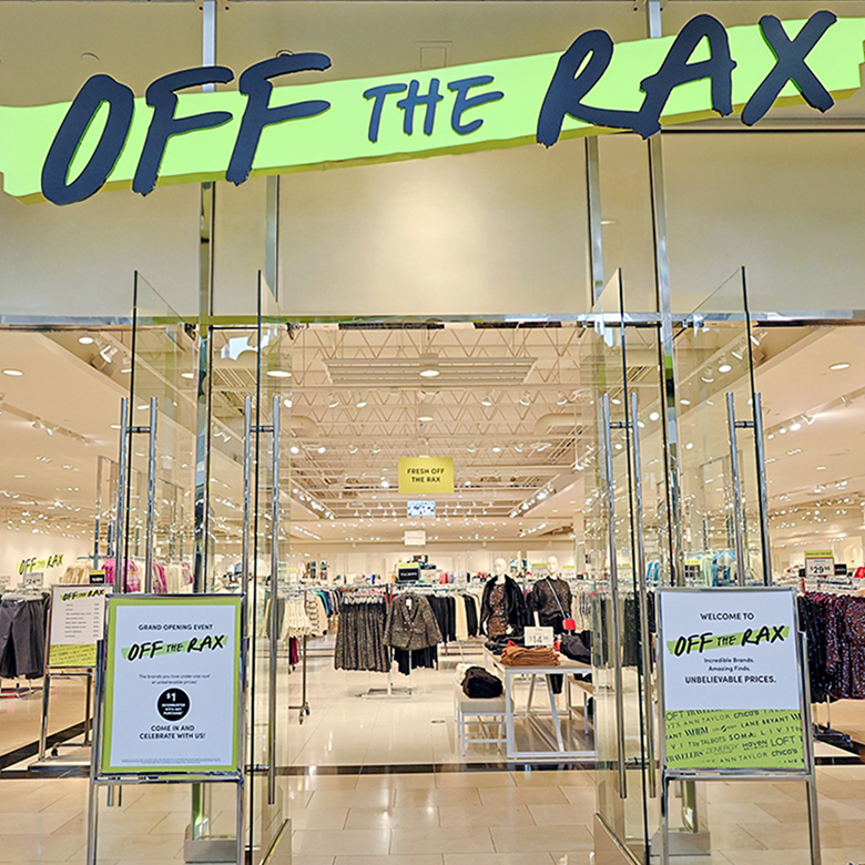 Off The Rax storefront entrance